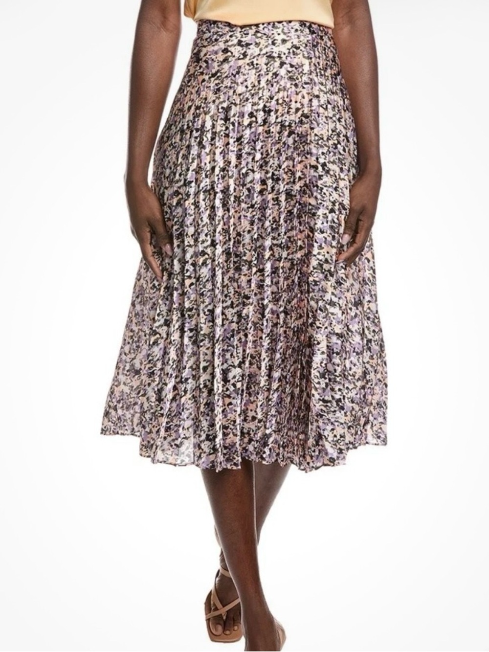 BOSS Orange ‘Vlissa’ Floral Pleated Midi Skirt - Size M - NWT ($250)!